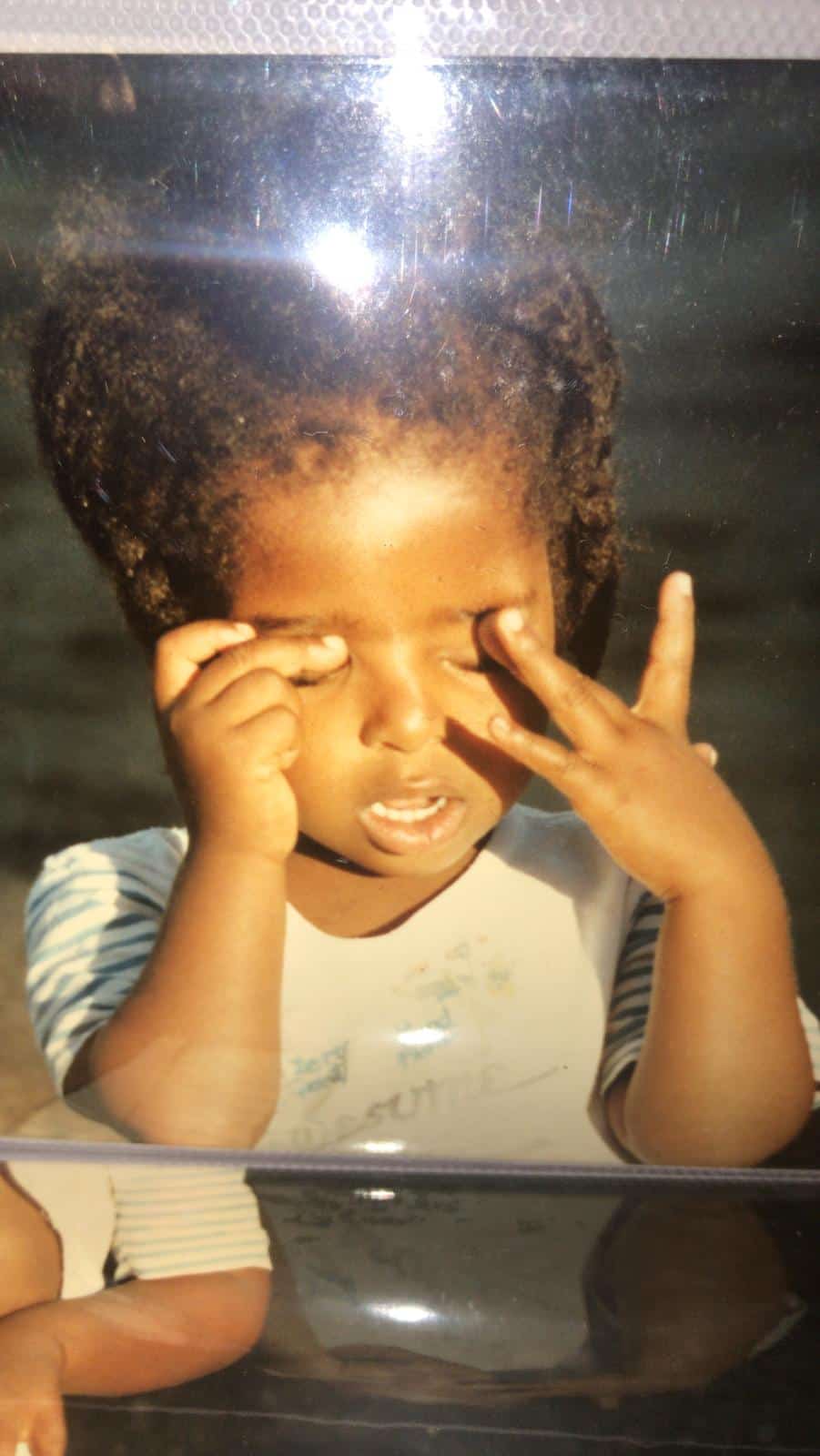 Serena as a toddler