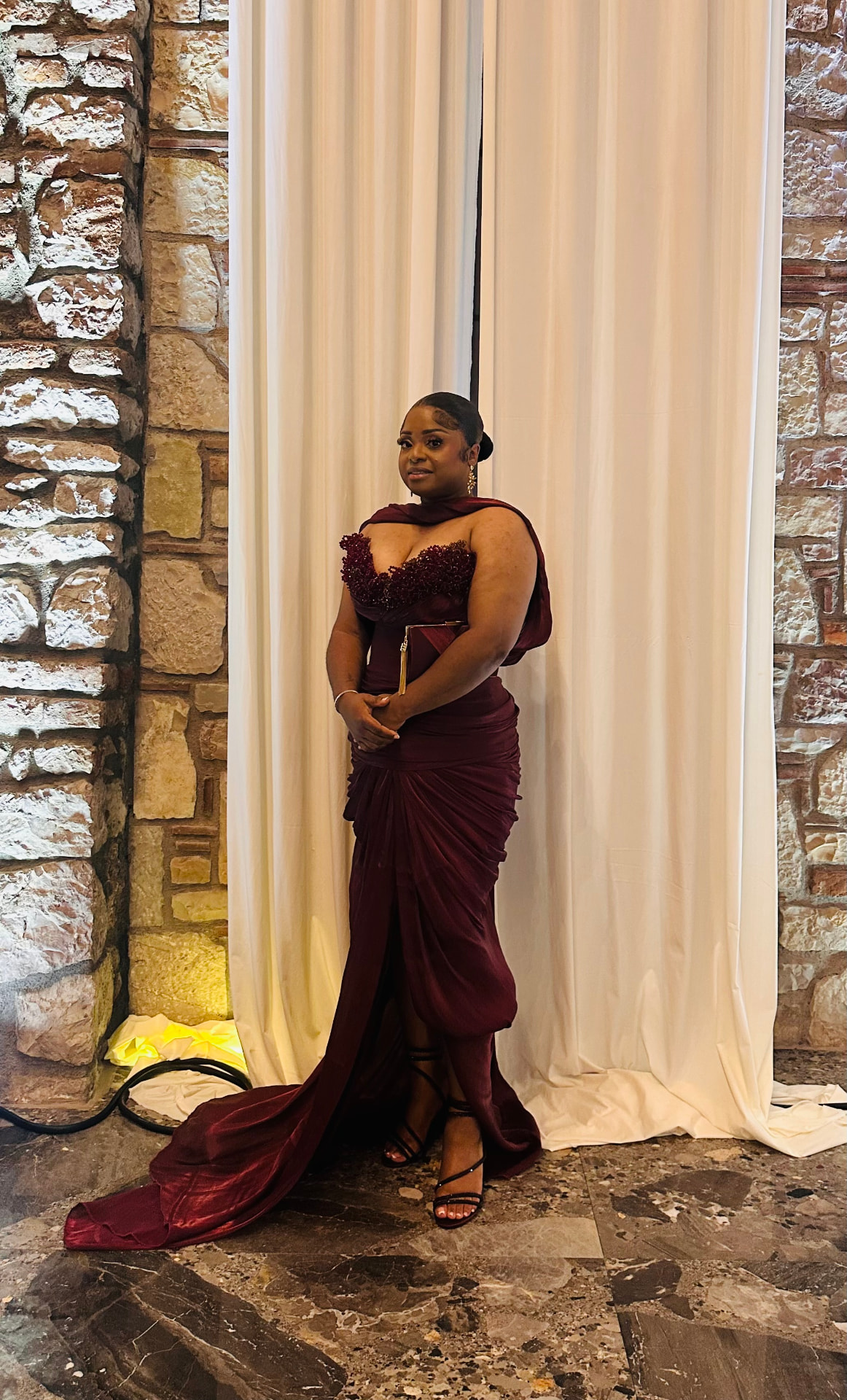Serena dressed for a special evening