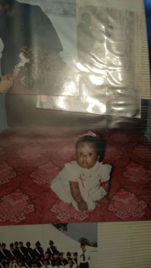 Serena as a baby